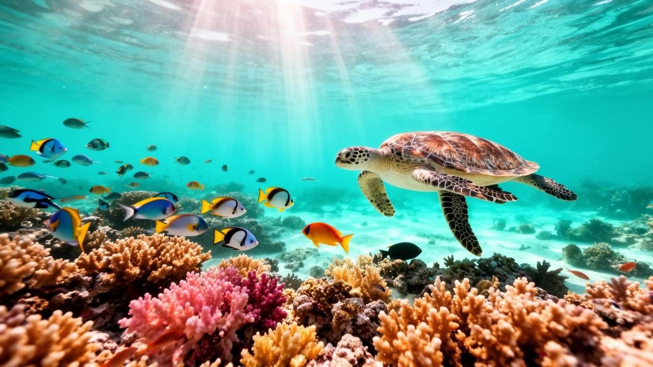 Maldives Coral Reef Diving